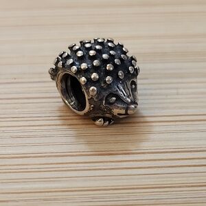 Pandora Retired Hedgehog 925 Silver  Charm